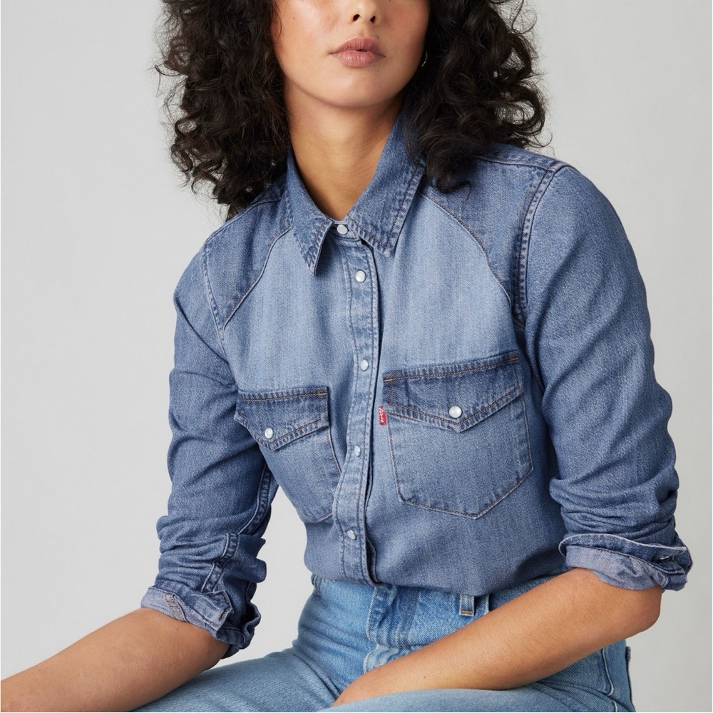 Levi's Classic Blue Denim Shirt